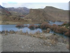 Río Limay zona Anfiteatro en otoño - Río Negro - Argentina