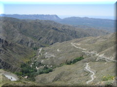 Camino a Uspallata, zona Villavicencio - Mendoza - Argentina