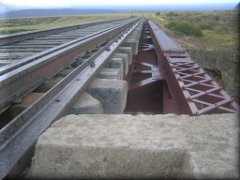 Puente ferrocarril sobre el Ñiriguau - Río Negro - Argentina