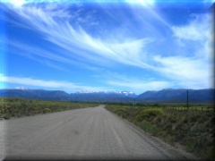 Ruta 75 zona Ñorquincó - Río Negro - Argentina