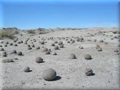 Cancha de bochas en Valle de la Luna - San Juan - Argentina