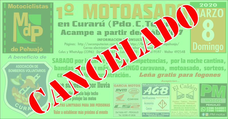 Motoasado cancelado